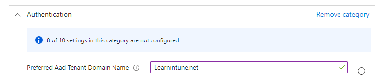 Configure Web Sign-in in Intune