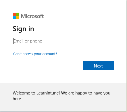 Configure Web Sign-in in Intune