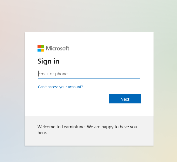 Configure Web Sign-in in Intune