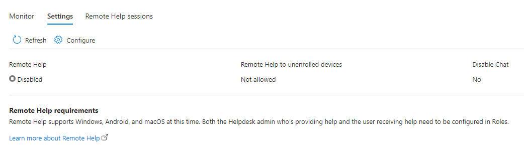 Remote Help in Intune