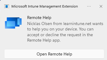 Remote Help in Intune